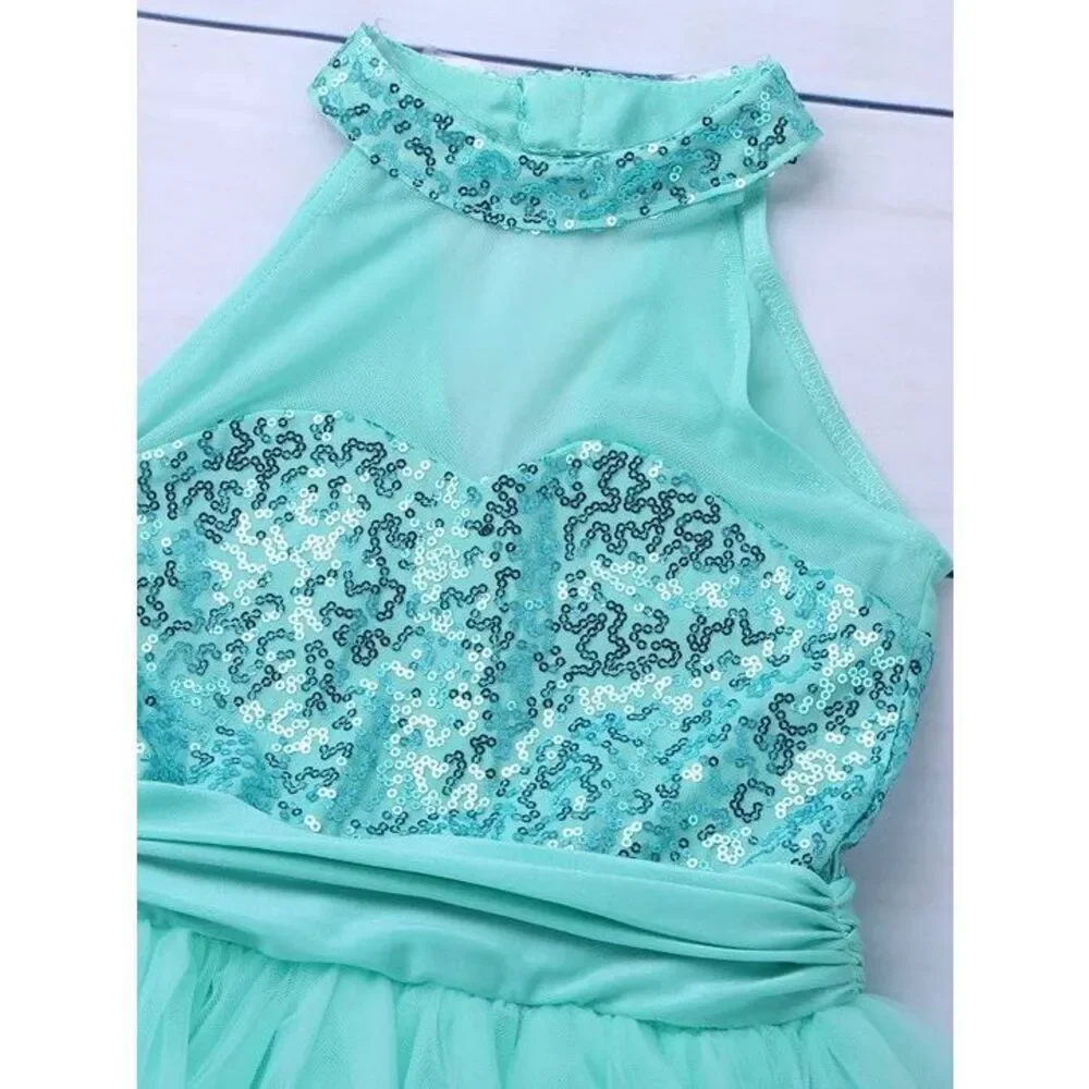 NEW iEFiEL Girls 10/12 (2XL) Dance Dress-up Tutu Costume